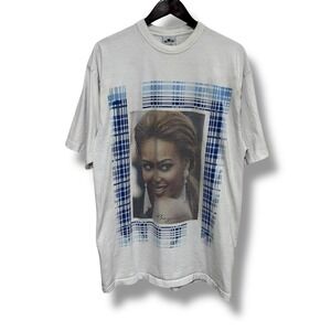Vintage Y2K Seven Brand Men's Beyonce Big Graphic T Shirt Size 3XL 23 x 35